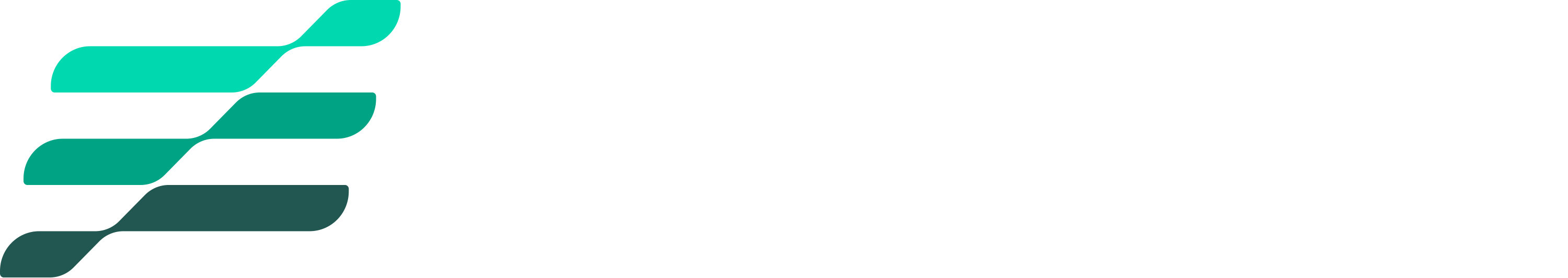 Elevata wordmark - White