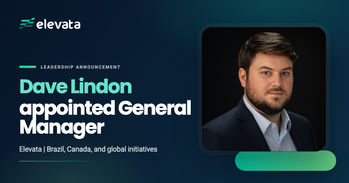 Elevata appoints Dave Lindon as General Manager