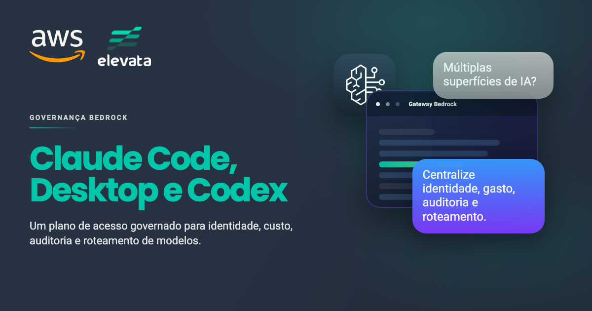 Governando Claude Code, Desktop e Codex atrás de um único gateway Bedrock